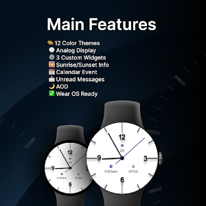Bright Orbit - watch face Screenshot 1
