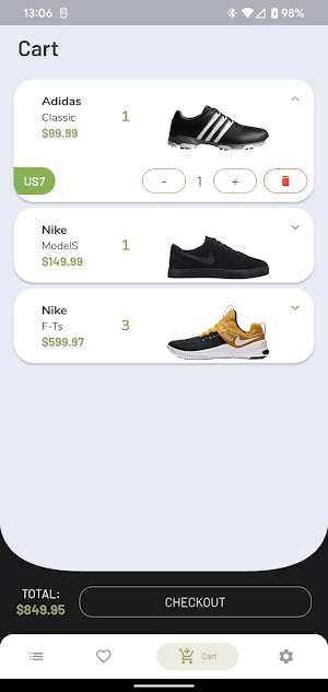 Onix Flutter Shoe App Screenshot 3