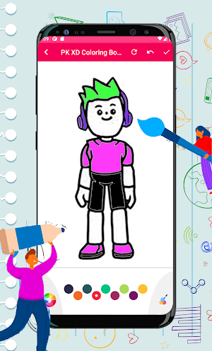 PK Xd Coloring Book Screenshot 3