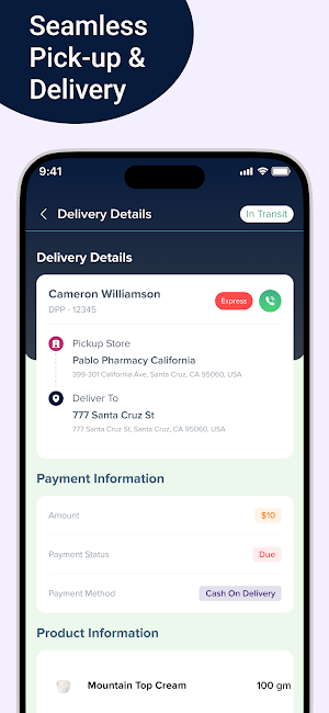 Bleaum Delivery Screenshot 2