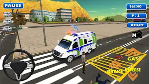3D Ambulance Rescue Simulator Screenshot 2