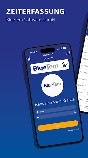 BlueTem Lohnportal Screenshot 0