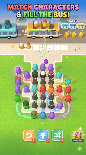 Party Bus Jam: Pick Up Puzzle Screenshot 2