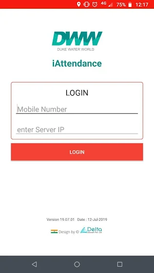 DWW iAttendance - By Delta Infosoft Pvt. Ltd. Screenshot 0