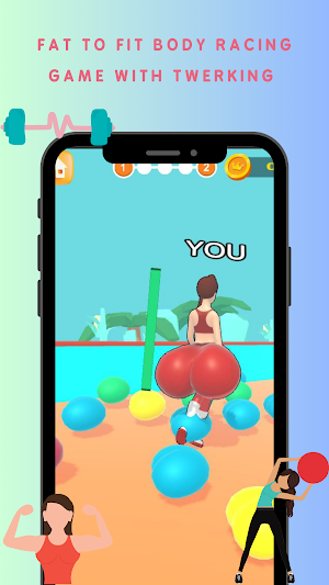 Fat to Fit Race– Body Race 3D Screenshot 3