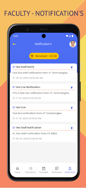 SMILE Faculty Screenshot 3
