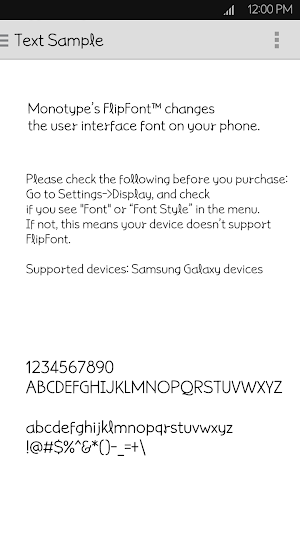 Egg9FlowerStory™ Latin FlipFont Screenshot 3