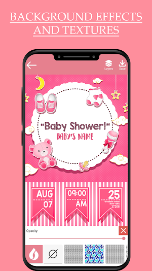 Baby Shower Invitation Maker Screenshot 2