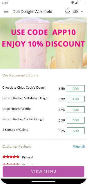 Deli Delight Wakefield Screenshot 1