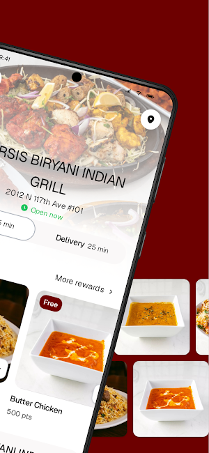 PERSIS BIRYANI INDIAN GRILL Screenshot 1