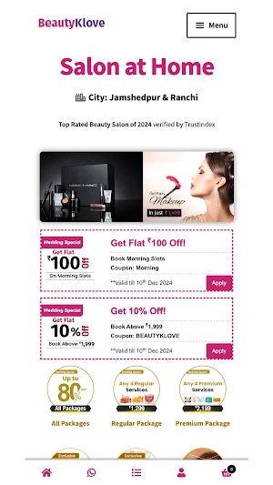 Beautyklove - Salon at Home Screenshot 2