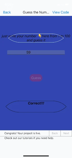 Guess the Number Screenshot 1