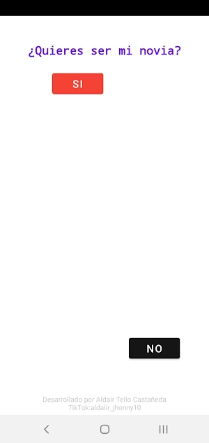 ¿Quieres ser mi novi@? Screenshot 1