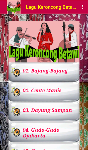 Lagu Keroncong Betawi Ringtone Screenshot 2