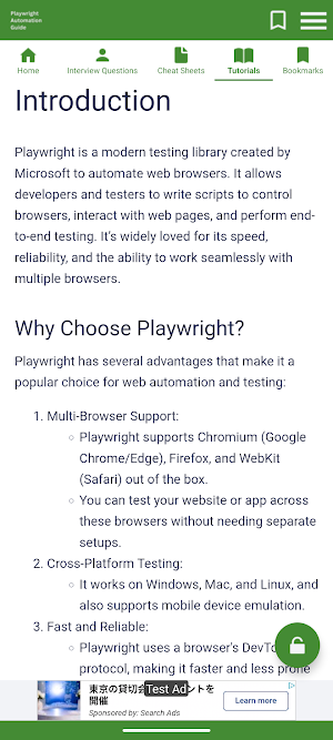 Automation Guide (Playwright) Screenshot 3