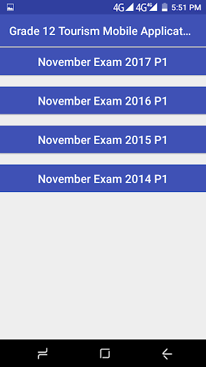 Grade 12 Tourism Mobile Application Screenshot 3