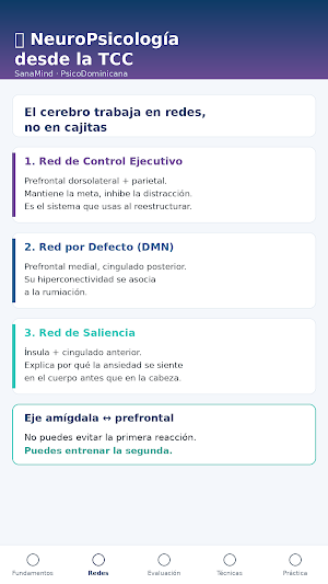 Neuropsicologia TCC Screenshot 3