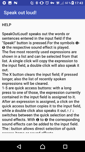 Speak Out Loud! - Let your Mobile talk Screenshot 2