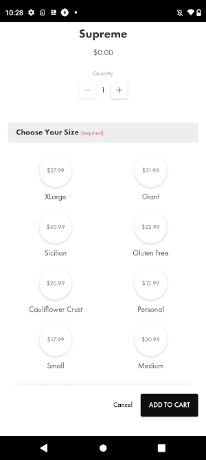 Ephesus Pizza Screenshot 2