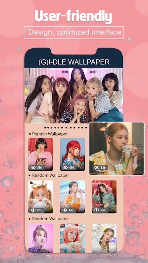 Kpop Lovers (G)I-DLE Wallpaper Screenshot 3