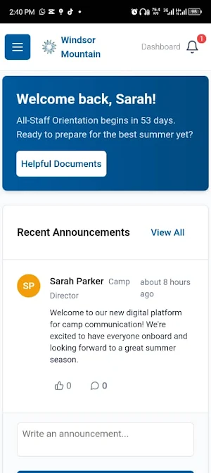 Windsor Mountain Summer Camp Screenshot 0
