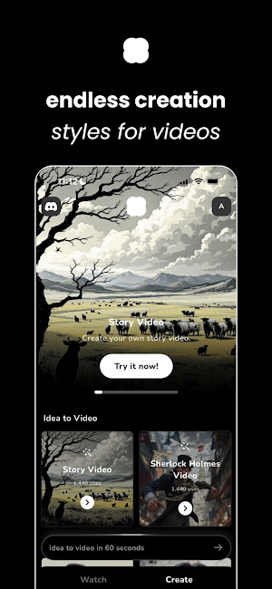 Pocketful - Create AI Movies Screenshot 1