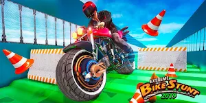 Extreme Bike Stunt Games: Mega Ramp Stunts Game Screenshot 1