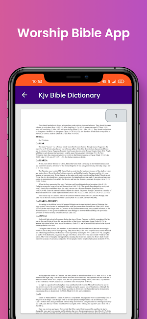 Kjv Bible Dictionary Screenshot 1