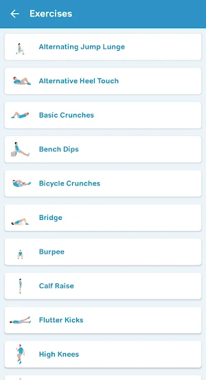 Android 30 Days Home Workout Screenshot 1