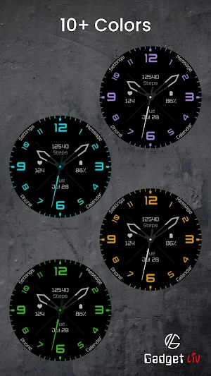 Minimal Analog Watch Face: G01 Screenshot 2