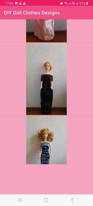 DIY Doll Clothes Designs Screenshot 1