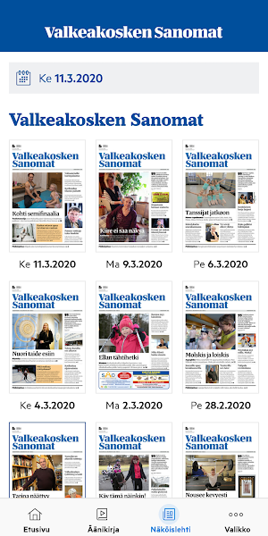 Valkeakosken Sanomat Screenshot 2