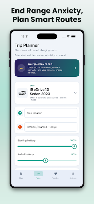 ChargeRoute: EV Charging Map Screenshot 2