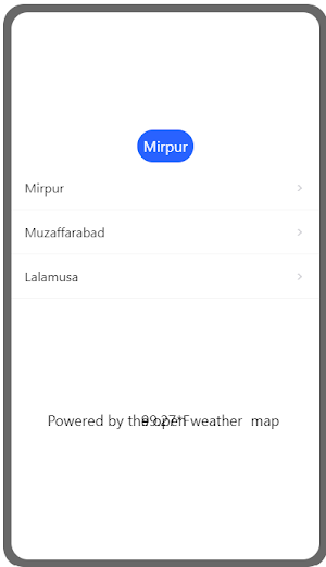 Weather Forecast Screenshot 0