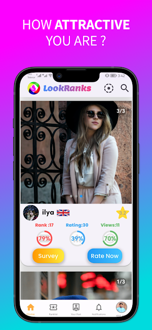 LookRanks: Rate Look Beauty Screenshot 0