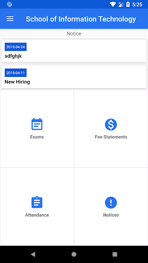Peace Land National Academy, Parents App Screenshot 2