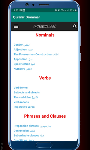 Quranic Grammar Screenshot 2