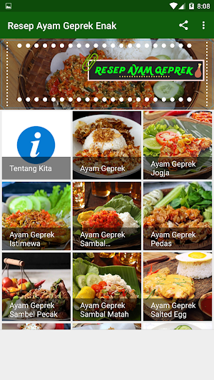 Resep Ayam Geprek Enak Screenshot 1