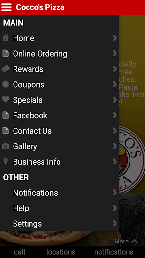 Cocco's Pizza - PA Screenshot 1