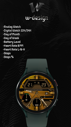 W-Design WOS098 - Watch Face Screenshot 1