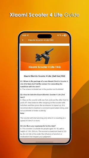 Xiaomi Scooter 4 Lite Guide Screenshot 1