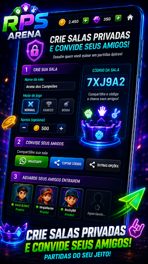 RPS: Pedra, Papel e Tesoura Screenshot 2