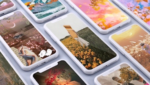 nature aesthetic wallpaper Screenshot 1