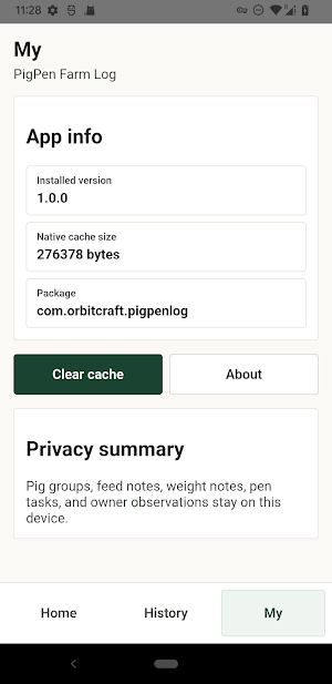 PigPen Farm Log Screenshot 0