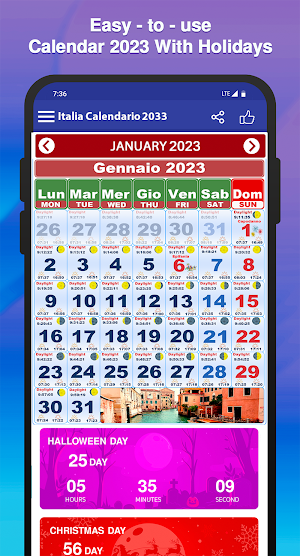Italia Calendario 2023 Screenshot 1