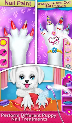 Puppy Spa Salon - Cute Pet Dog Care Games Screenshot 1