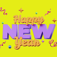 New Year Stickers 2024
