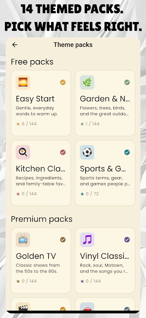 Calm Word Search - Pencilmark Screenshot 1
