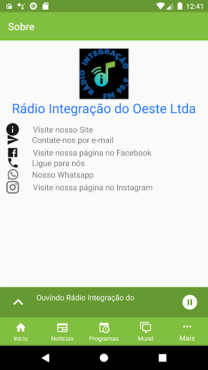 Rádio Integração Screenshot 3