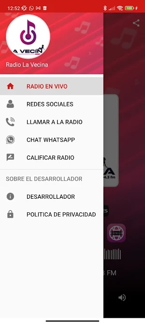 Radio La Vecina Screenshot 2